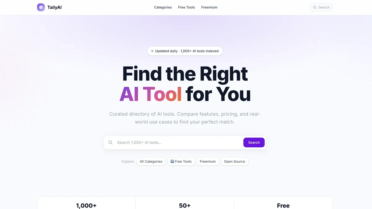 Taily AI screenshot