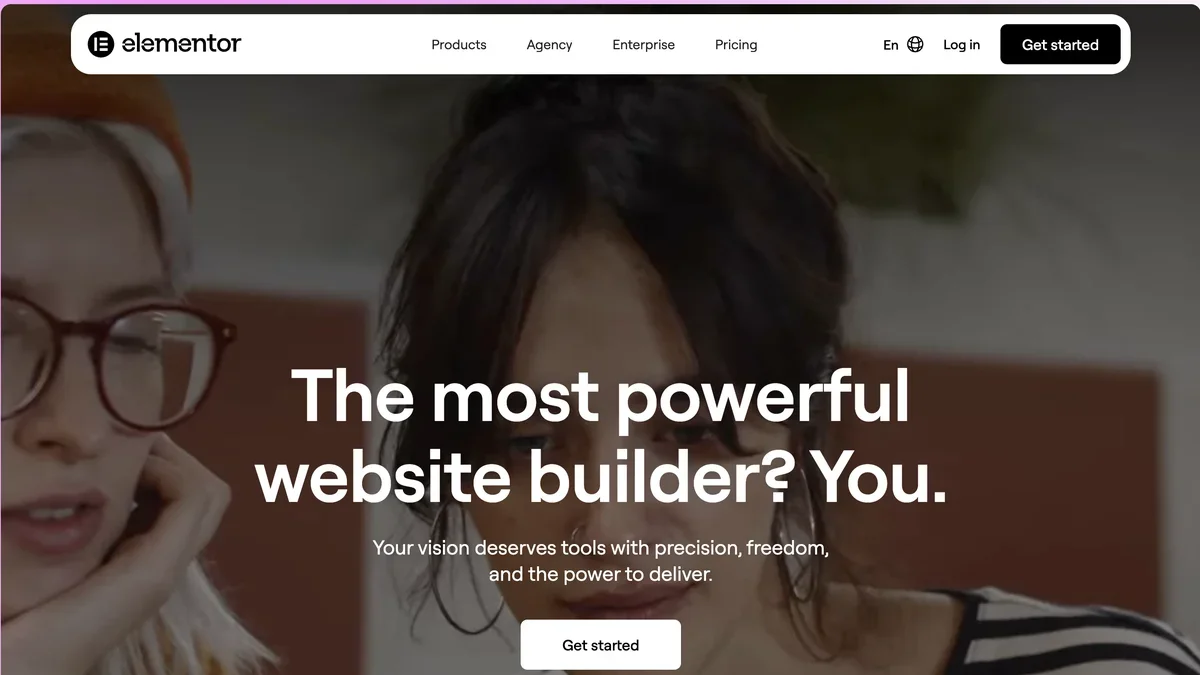 Elementor screenshot
