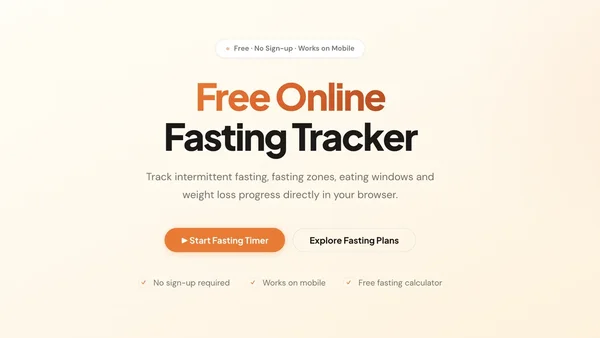 Fasting Diet App screenshot