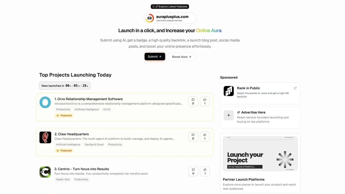 Aura Plus Plus screenshot