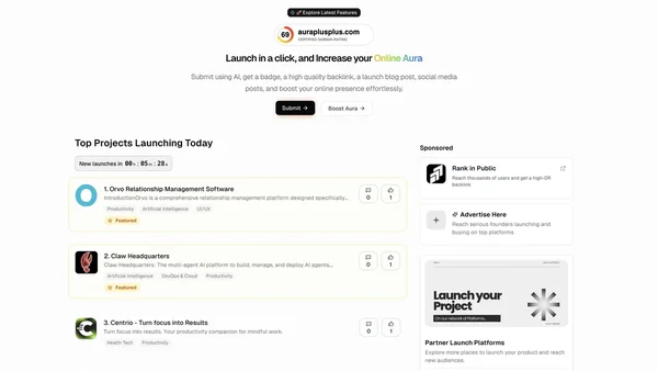 Aura Plus Plus screenshot