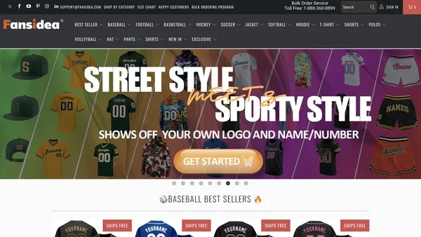 Fansidea screenshot